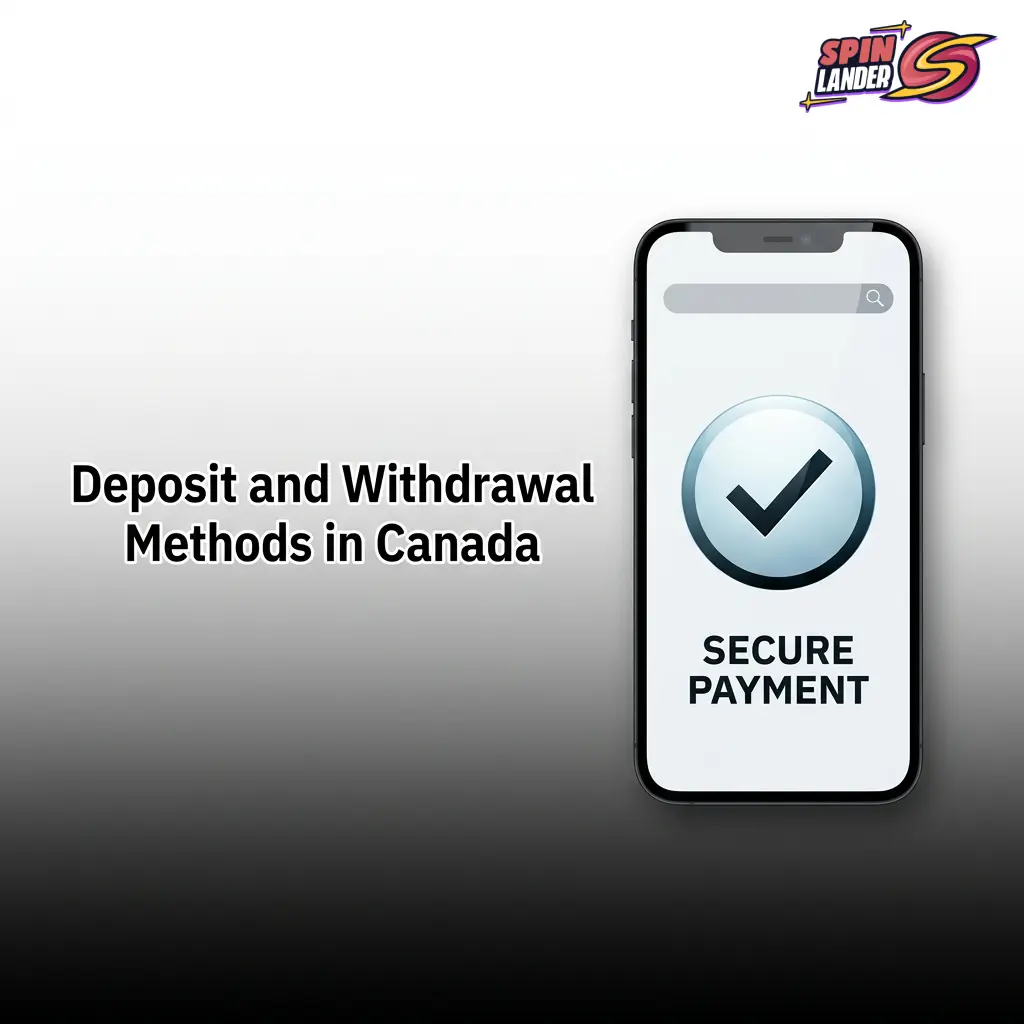 Spinlander Casino deposit and withdrawal methods for Canadian players including Interac, Visa, Skrill, Neteller, and Crypto
